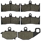 Cyleto Bremsbeläge Vorne und Hinten für Kawasaki ZX6R ZX-6R ZX600 ZX 600 1998-2002 ZX 6R ZX636 ZX 636cc 2002 ZX-9R ZX 900 1996-2001