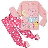 Peppa Pig Mädchen-Pyjama-Set, Baumwolle, 18 Monate bis 6 Jahre Gr. 2-3 Jahre, R