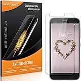 SWIDO Schutzfolie für ZTE Blade A512 [2 Stück] Anti-Reflex MATT Entspiegelnd, Hoher Härtegrad, Schutz vor Kratzer/Folie, Displayschutz, Displayschutzfolie, Panzerglas-F