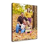 Ihr Foto auf Leinwand Wandbild mit Wunschmotiv - Persönliches Kunstdruck Ihr Fotodruck selbstgestalten eigenes Motiv,Upload Ihr eigenes Bild auf Leinwand mit Keilrahmen-30x45
