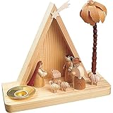 Krippe Christi Geburt, Weihnachtskrippe, Erzgebirge Richard Glässer Seiffen, 17514