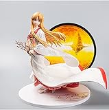 DMCMX Figur Schwert Kunst Online Yuuki Asuna Weiß Ungelied Anime Spiel Charakter Modell Statische Charakter Desktop Ornament PVC. Material 25 cm Hohe Chassis Ornament Exquisite Feiertagsgeschenk