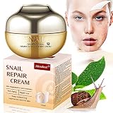 Schneckencreme, Schnecke Feuchtigkeitscreme, Snail Creme, Moisturizing Creme, Gesichtscreme mit Schnecken-Extrakt mit Anti-Aging befeuchtet tief und verlangsamt den Alterungsp