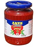 AKFA - 100% Tomatenmark doppelt konzentriert ohne Zusätze im Glas (700g)