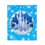 LILANPING 3D Weihnachtskarte - Feiertags-Karte, EIS-Schloss-Traum Weihnachtssegen Geschenk