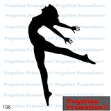 Piktogramm Typ 196 Icon Symbol Zeichen Tänzerin Tanzen Tanzschule Aufkleber Sticker ca.15cm von Pegatina Promotion® Aufkleber mit Verklebehilfe von Pegatina Promotion® ohne Hintergrund gep