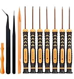 Torx Schraubendreher Satz mit T10 T8 T6 T5 T4 T3 T2 Sicherheits Stern Torx Bit - Innen Torx Schraubenzieher Werkzeug mit Loch Set for xbox one Controller, ps4, ps3
