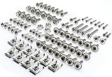 Peugeot Speedfight 2 Schrauben Verkleidung Edelstahl rostfrei Schraubenset Satz 10 Clipse - 87 B