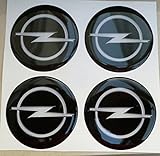 60 mm schwarz Tuning Effekt 3d 3 m geharzt Radkappen Nieten Caps Aufkleber Stickers für Alufelgen X 4 Stück