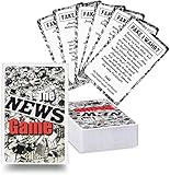 GOODS+GADGETS The News Game Kartenspiel Partyspiel - REAL oder Fake News? Das Gesellschaftsspiel Quartett mit den schier unglaublichsten Geschichten! Mit riesigem Spiele-Umfang mit 120+