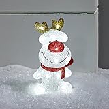 LED Acryl Figur Rentier 30cm Innen Außen Lights4