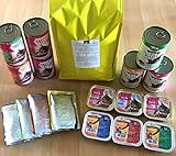 Musterpaket Testpaket Katzenfutter nass & trocken Verschiedene Sorten 10,5kg