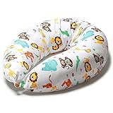 Niimo Stillkissen Schwangerschaftskissen zum schlafen groß XXL erwachsene mit Bezug aus 100% Baumwolle für Mutter und Baby (Dschungel)