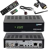 [ Test SEHR GUT *] ANADOL IZYBOX Combo 4K Sat-Receiver, Kabel-Receiver & DVB-T2-Receiver, 2X USB Astra vorinstalliert, PVR Aufnahmefunktion, Timeshift, HDR, + HDMI Kabel & WiFi Stick