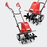 Elektro Gartenhacke mit 1500W Leistung, 200U/min Leerlaufgeschwindigkeit, 220mm Arb