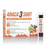 Anaca3 Shot Gewichtsverlust (1) – Verbrennt Fett & macht schlank (2) – Packung mit 14 Trink Shots – 25 ml pro S