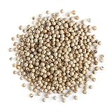 Weißer Pfeffer Pfefferkörner Ganz - Weisser Pfefferkorn Gewürz - Pfefferkoerner Weiss 100g
