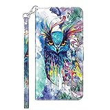 DiaryTown Hülle für Samsung Galaxy S22 5G, PU Leder Muster TPU Stoßfeste Klapphülle Handyhülle Kartenfach Magnet Book Case Schutzhülle Handytasche für Galaxy S22 5G - Farbe E