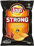 Lay´s Strong Hot Chicken Wings, 5er Pack, (5 x 125g)