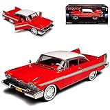 Greenlight Plymouth Fury Coupe Rot Christine Stephen King 1956-1958 1/24 M