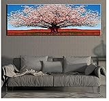 Diamond Painting Voll Groß,Baum Natur 5D DIY Diamant Painting Bilder Kit für Erwachsene,Strass Stickerei Kreuzstich Diamond Malerei Kunsthandwerk Wohn-Schlafzimmer Wanddekor Square Drill,40x80