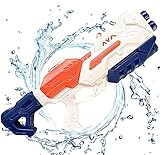 Sunshine smile 22 in Wassergewehr für Erwachsene Kinder, 1500ML Doppeldüse Water Gun,Water Blaster,Wasserpistolen,Wasserpistole für Garten und Strand,Wasserpistole Spielzeug,Wasserspritzp