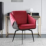 jiexi Luxuriöser Computerstuhl für Zuhause, Arbeitszimmer, Schreibtisch, Bürostühle, sitzend, bequem, drehbar, für Studenten, Dickes Kissen, schützt Ischiasnerv. (rosa)