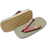 Edoten Igusa Setta Japanische Tatami Zouri Sandalen, (Malipink), X-Larg