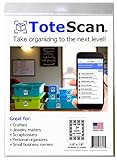 ToteScan Intelligente QR-Etiketten zum Organisieren und Aufbewahren (48 einzigartige Etiketten, 3,8 x 3,8 cm)