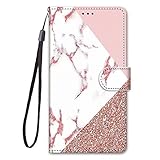 Hülle für Samsung Galaxy S6 Schutzhülle Wallet Flipcase PU Leder Handyhülle Handytasche Hülle Etui Schale Geldbörse Karteneinschub Magnetverschluß Ständer Klapptasche Tasche Bumper Rosa M