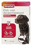 beaphar 17604 Floh- und Zeckenhalsband für große Hunde, 65