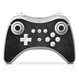 DeinDesign Skin kompatibel mit Nintendo Wii U Pro Controller Folie Sticker Beton Wand S