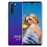 Blackview A80 Plus Smartphone ohne Vertrag 4G - 6,49 Zoll HD+ Display 4680mAh Akku, 13MP-Quad-Kamera, 4GB RAM/64GB ROM, 256GB erweiterbar Dual SIM Android 10 Handy - NFC/Type-C/GPS/Face ID