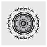 XIAOZHENT Teppich Haushalt Wohnzimmer Teppich geometrische ethnische Art Muster Rundkreis-Teppich Kinderzimmer Kinder, die rutschfeste Matte Spielen (Color : 1, Size : Diameter60cm)