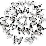 Butterfly Dekoration Wandsticker 72 Stück Sticker Wanddeko 3D Schmetterlinge Deko Möbelwanddekorationen 3D Schmetterling Aufkleber Hochzeit Tischdeko Für Wohnzimmer S