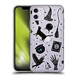 Head Case Designs Hexe Geisterhafte Nacht Soft Gel Handyhülle Hülle Huelle und Passende Designer Hintergrundbilder kompatibel mit Apple iPhone 11