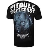 Pit Bull West Coast T-Shirt, Black Dog Middle Weight, schwarz Größe M
