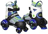 HUDORA 22040 Rollschuhe My First Quad 2.0Jungen, Blau, 2629