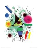 Germanposters Joan Miro der singende Fisch Poster Kunstdruck -50x40