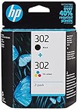 HP 302 (X4D37AE) Multipack Original Druckerpatronen 1xSchw