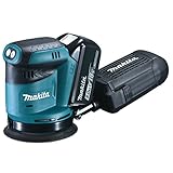 Makita DBO180RTJ Akku-Exzenterschleifer 125 mm 18 V / 5,0 Ah, 2 Akkus, Ladegerät im MAKPAC