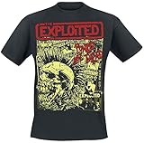 The Exploited Punks Not Dead Männer T-Shirt schwarz XL 100% Baumwolle Band-Merch, B