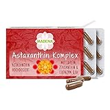 MADENA Astaxanthin Komplex – 16mg Premium Astaxanthin + Lutemax2020 (Lutein + Zeaxanthin) und Coenzym Q10 - 30 Kap