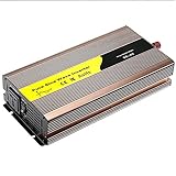 Wechselrichter Reiner Sinus 2000W Spannungswandler Spitzenleistung 4000 W 12V/24V/48V DC Zu 230V/240V AC-Wandler AC-Steckdosen Auto-Inverter Zwei Lüfter Cantonape (Size : 48v 220v 4000w)