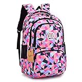 Schulrucksack Mädchen Teenager Schultaschen Jungen Ranzen Ergonomischem Kinder Rucksäcke Verweilen Druck Schulranzen für 8 10 15 Jahre School Bags for Boys Girls Schulranzen Groß für S