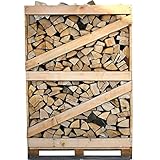 Stones Garden Esche 25cm 1,4 Raummeter ca.650kg Trockenes Holz Palettenkiste Feuerholz Laubholz trocken Kaminholz Unter 20% Luftfeuchtigk