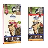 Bosch HPC Adult mit Lamm & Reis | Hundetrockenfutter für ausgewachsene Hunde Aller Rassen | 1 x 15 kg & HPC Adult mit Ente & Reis | Hundetrockenfutter für ausgewachsene Hunde Aller Rassen | 1 x 3 kg