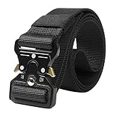 GELTDN Herren Gürtel Armee Outdoor Jagdkrieg Multifunktionskampf Survival Nylon Männlich Luxus Nylon Männliche Leinwand (Color : B)