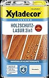 Xyladecor Holzschutzlasur 4 l Außen Imprägnierung Holzschutzmittel (Weißbuche)