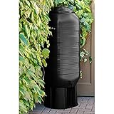 XXL Regentonne aus Kunststoff mit 250 Liter Volumen inklusive Stand, Füllautomat und Hahn! In schlankem Format und dezenter Optik